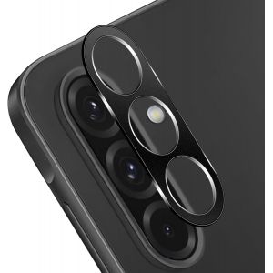 pour Samsung Galaxy A36 5G Cam&eacute;ra Arri&egrave;re Protecteur, 9H Duret&eacute; Cam&eacute;ra Alliage D'aluminium Protection Objectif Arri&egrave;re, Anti-Rayures M&eacute;tal Camera Protecteur pour Samsung Galaxy A36 5G - Noir - Neuf