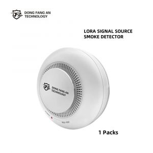 DFA WiFi TUYA détecteur de fumée intelligent haute sensibilité 80DB alarme incendie interconnectée sans fil capteur de sécurité à domicile pour salle de garage-LoRa Module 1 Pack - Neuf