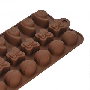Moule &Agrave; Bonbons Au Chocolat Moule De Cuisson En Silicone Mignon R&eacute;utilisable Pour Gla&ccedil;on Jelly Pudding Cc-082 A-B - Neuf