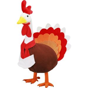 Costume Dinde pour Oie de Porche Taille Grande 23 Pouces Decor Automne pour Jardin Patio - Neuf