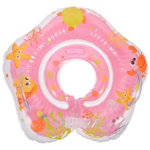 Bouée De Natation Écologique À Double Sac Gonflable Pour Bébé - Taille L (10 Cm) - Accessoire De Piscine Rose - Neuf