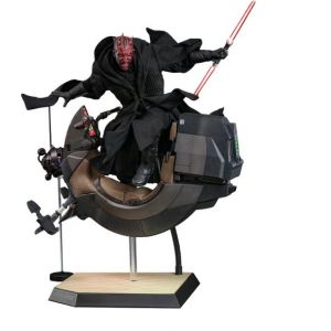 Figurine Hot Toys Mms749b - Star Wars : The Phantom Menace - Darth Maul & Sith Speeder - Neuf