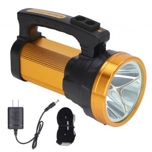 Projecteur LED portable rechargeable, lumière puissante, éclairage d'extérieur pour la pêche, prise américaine 100 V-240 V - Neuf