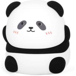Panda Veilleuse Enfant, Lampe En Silicone Avec Lumière Chaude Dimmable Progressive & Lumière De 7 Couleurs, 1200 Mah Rechargeable Veilleuse Bébé, Fonction Minuterie, Lampe De Chevet Pour Enfant - Neuf