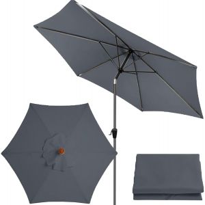 Rechange Toile de Parasol de Jardin (2 m / 2.7 m / 3.0 m) Dessus de Parapluie de Remplacement pour 6 Bras,Housse de Rechange pour Parasol,pour Terrasse/Jardin/Piscine.[F31] - Neuf