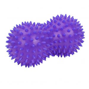 Balle De Massage A Picots En Pvc Pour Le Dos Et Les Pieds (Violet) - Neuf