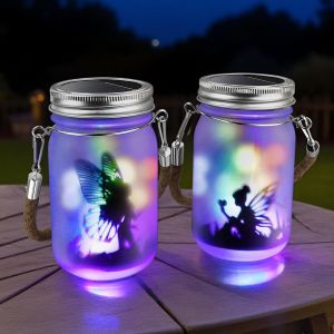 Lot De 2 Lanterne Solaire Exterieur,Lanterne Exterieur Solaire &Agrave; Suspendre Dans,D&eacute;coration Dejardin - Neuf