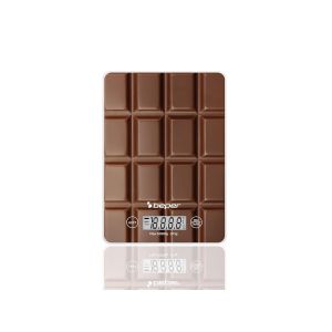 P102bil003 Balance De Cuisine Numérique, Plateau En Verre Trempé, Balance Avec Écran Lcd Et Touches Tactiles, Fonction De Tare, Capacité Maximale De 5 Kg, Arrêt Automatique, Motif De Pâtes - Neuf