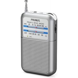 DE-333 Mini Radio Portable,FM/AM Poste Radio a Pile avec Indicateur de Signal, Excellente R&eacute;ception, PetiteRadio de Poche pour la Marche et Le Camping(AAA) - Neuf