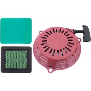 MEVRONISSHOP-GCV160 Lanceur Tondeuse pour HONDA GC135 GCV135 GC160 GCV160 HRB216 HRB476C HRG536 D&eacute;marreur &agrave; Tirette et 17211-ZL8-000 Filtre &agrave; Air - Neuf