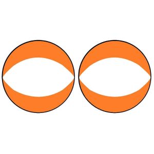 Orange Kayak Sail Paddle,Downwind Sail Kit Kayak Downwind Sail - Neuf