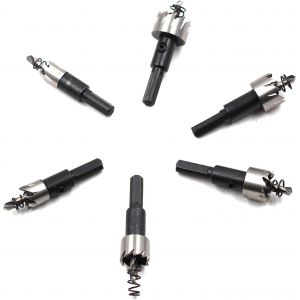 6pcs HSS Foret Set pour Acier Inoxydable Foret à Métal, 12mm-22mm - Neuf