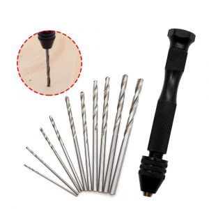 Stylo de fabrication de résine, perceuse, mini-perceuse, couteau, stylo, petits forets, perceuse électrique, micro-stylo, étau, ensemble de forets à noyer, menuiserie - Neuf
