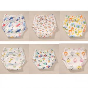 Culottes D'apprentissage De La Propret&eacute; Pour B&eacute;b&eacute; - Lot De 6 - Taille 100 (20 Cm Tour De Taille) - Pour 15-28 Mois (10-15 Kg) - Sous-V&ecirc;tements Absorbants En Coton Avec Motifs Amusants - Neuf
