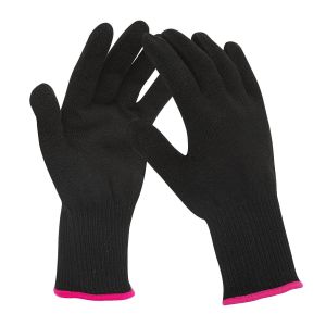 Kal-Paire De Gants Professionnels Résistants À La Chaleur Pour Coiffure, Gants De Protection Contre La Chaleur Réutilisables Pour Fer À Lisser Et Fer À Friser (Rouge Rose) - Neuf
