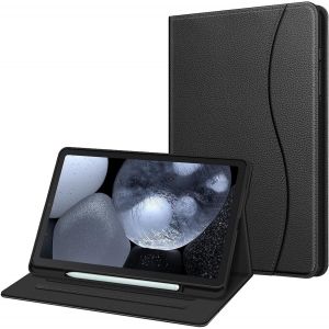 Coque pour Samsung Galaxy Tab S6 Lite 10.4 Pouces 2024/2022/2020 - Housse Multipositions Etui avec Poche Frontale et Fonction Sommeil/R&iquest;&iquest;veil Automatique, Noir - Neuf