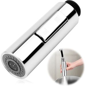 ERYI-Douchette Extractible Robinet 2 Modes, Douchette Evier Cuisine, Robinet Pulvérisateur De Cuisine, Embout Robinet Pomme De Douche De Rechange, Mousseur Robinet D'Eau Pour Cuisine Et Salle De Bain - Neuf