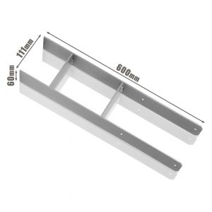 8 Pi&egrave;ces 111MM Support de Poteau en H En forme H-ancre Durable pour Carports Cl&ocirc;tures - Neuf