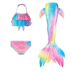 Maillot De Bain Sir&egrave;ne Pour Enfants, Maillot De Bain Queue De Sir&egrave;ne - Neuf