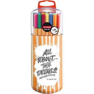 Stylo Feutre Pointe Fine Point 88 - Étui Zebrui De 20 Stylos Feutres, Edition Limitée By Snooze One - Neuf