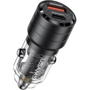 Chargeur de voiture USB C, 95 W, double port, chargeur de voiture rapide 65 W PPS PD Type C Charge super rapide 30 W QC Adaptateur allume-cigare pour iPhone 15/14/13/12 Pro Max, Galaxy - Neuf