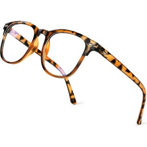 Kalanka-Lunettes Anti Lumi&egrave;re Bleue Pour Femme Homme, Blocage Lumi&egrave;re Bleue Lunettes Avec Verres Transparent, Lunettes Gaming D'ordinateur Filtre Uv400, Anti-&Eacute;blouissement, Anti Fatigue - Neuf