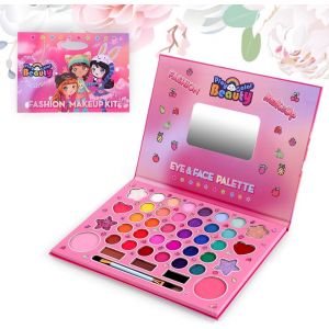 Maquillage Enfant Jouet Filles, 41 Couleurs Kit de Coffret Maquillage Enfant, Lavable Maquillage Enfant Jouet pour Fille, S&ucirc;r, Non Toxique, Palette Maquillage Enfant Cadeau de No&euml;l Anniversaire - Neuf