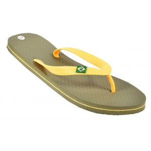 Tong Homme Mode Zap1720 Kaki - 43 - Neuf