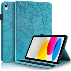 Coque pour iPad 11&iquest;&iquest;me G&iquest;&iquest;n&iquest;&iquest;ration (A16) 11 Pouces 2025, iPad 10&iquest;&iquest;me G&iquest;&iquest;n&iquest;&iquest;ration 10.9 Pouces 2022 Housse de Protection avec Porte-Pencil ?tui &iquest;&iquest; Rabat avec Support Fonction Bleu - Neuf
