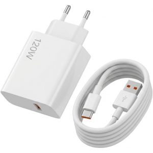 KALANKA-Chargeur 120w pour xiaomi,Rapide 120W Turbo Charge USB-C Cable 1m pour xiaomi 15T/14T Pro/13T/14 Ultra/13 Ultra/12T/Redmi Note 14 Pro+/13/12/POCO F7 Ultra/F6/Pad 6S Pro 12.4, Compatible avec - Neuf