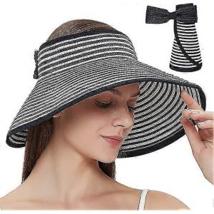 Chapeau À Pare-Soleil En Paille À Large Bord Pour Femme - Neuf