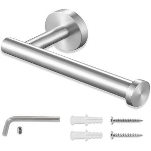 TIANYI-Porte Papier Toilette, Support Papier Toilette Mural, SUS304 Acier Inoxydable Porte Rouleau Porte-Papier hygi&eacute;nique,Support Mural pour Toilettes et Cuisines-Bross&eacute; Argent - Neuf