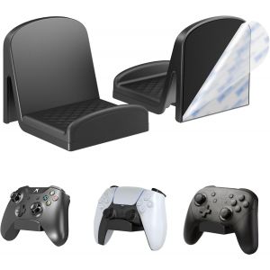 Kalanka-Support Mural Universel Pour Manette - 2 Pièce Support Mural Pour Ps4/Ps5/Xbox/Switch, Contrôleur Support Mural Pour Manette Et Casque, Noir - Neuf