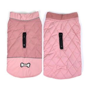 Manteau Imperméable Réversible Élégant Pour Petits Chiens - Chaud, Confortable Et Parfait Pour Les Aventures Hivernales - Neuf