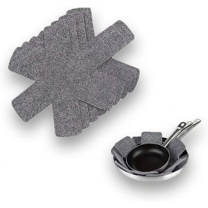 Kalanka-Lot De 10 Protège Poêle Feutrine - Dessous De Plat Réutilisable, Protection Casserole Et Poêle Avec Design Étoile Pour Éviter Les Rayures, Idéal Induction, Verrerie Et Économie D'espace Cuisi - Neuf