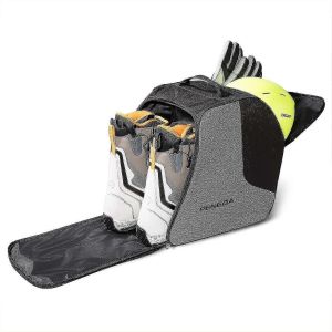 Sac De Chaussures De Ski -Chaussures De Ski Sac De Chaussures De Snowboard Sac De Chaussures De Voyage Imperm&eacute;able Pour Casques De Ski, Lunettes, Gants, V&ecirc;tements De Ski Et Rangement De Chaussures (2 Compart S&eacute;par&eacute;s - Neuf