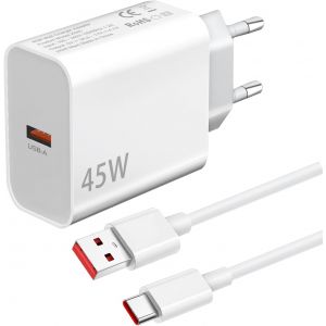 Pour Chargeur Xiaomi 45W,Chargeur Rapide Avec Cable Pour Xiaomi 14 15 13 Lite/14T 14C/13 Pro/13T 12T/12/11T 10T,Redmi Note 14 13 12 Pro/11/10 11S 10S,Poco X7 X6 X5 F7 F5 M7 M6 M5S,C75 C65 Tu[Z3802] - Neuf