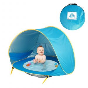 Tente De Plage Pour B&eacute;b&eacute; Avec Piscine 2021 Mise &Agrave; Niveau Easy Fold Up Pop Up Unique Ocean World - Neuf