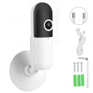 Camera de surveillance reseau Wi-Fi 1080p haute definition pour Tuya, vision nocturne, 100-240 V - Neuf