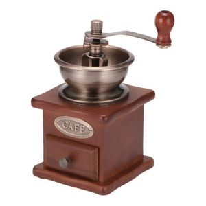 Moulin à café manuel, cafetière à manivelle de style vintage, moulin à main réglable de grande capacité à 3 modes pour le camping de voyage, moulin à poivre manuel en céramique pour cafetière - Neuf