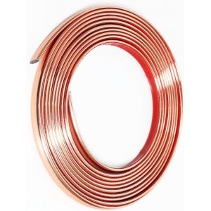 KAL-Bande Autocollante 3D Pour Bords Muraux - Ruban Décoratif Pour Plafond, Coin, Miroir, Meubles, Armoire, Maison Et Voiture - Or Rose - 0,8 Cm X 5 M - Neuf