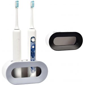Ensemble de 2 porte-brosse à dents électrique Mujixi,porte-brosse à dents électrique vidable mural,rangement pour brosse à dents électrique,pouet électrique mural - Neuf