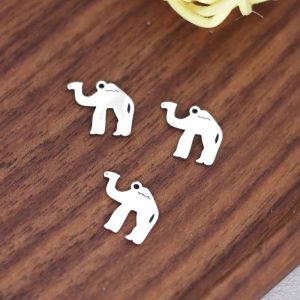 Mini Breloques Animaux En Acier Inoxydable Pour Bricolage, Bracelets &Agrave; Glands, Bijoux Ex&eacute;cutifs, Pendentif Loup, Renard, Singe, Chameau, Dragon, L&eacute;zard, En Vrac, 3 Pi&egrave;ces--Pa1836 - Neuf