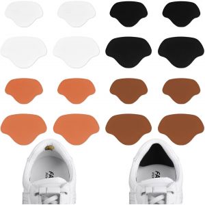 Kalanka-8 Paires Réparation De Talon De Chaussure Patch, Patch De Prévention Trous De Chaussures, Autocollants À Talons Patchs Talon Auto-Adhésif, Coussinets Réparation Talon, Grand Et Petit - Neuf