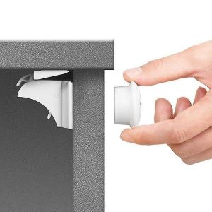 Serrures magn&eacute;tiques de s&eacute;curit&eacute; pour armoires et tiroirs pour enfants - Serrures de tiroir dissimul&eacute;es, faciles &agrave; installer et con&ccedil;ues pour une s&eacute;curit&eacute; optimale - Neuf