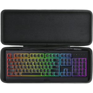 Dur Étui De Voyage Rigide Housse Cas Pour Razer Cynosa V2 /Cynosa Chroma/Blackwidow V3 Pro/Huntman Elite/Ornata V2 /Huntman V2 Mechanical Gaming Tastatur (Boîte Seule,Case Only) - Neuf