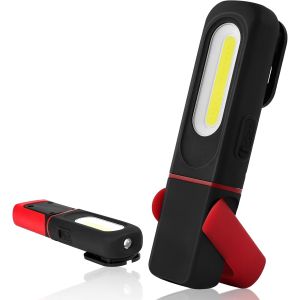 MEVRONISSHOP-Lampe de Travail Rechargeable LED Puissante avec Magn&eacute;tique et Crochet, Lampe d'Inspection Portable pour Atelier, Urgences - Neuf
