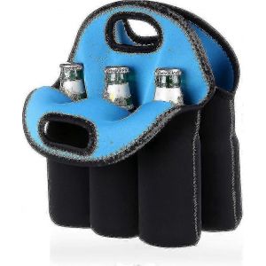 6 bouteilles isolées en néoprène porte-bagages sac de transport pour la bière - Neuf