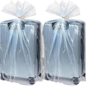 Sjzg-Lot De 5 Grands Sacs De Rangement Plats En Plastique Transparent Pour Bagages, Valise, Meubles, Couettes, Jouets En Peluche, Chaises De Bureau (U80-5) - 100 X 120 Cm - Neuf