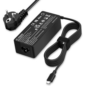 TZF-Chargeur USB C 100W Compatible avec Len ovo, Dell, HP, Acer, ASUS, Huawei, Mac Book Pro/Air, Chromebook, Samsung et Autres Ordinateurs Portables - Adaptateur Type-C Alimentation - Neuf